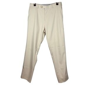 Peter Millar Crown Sport Durham High Drape Performance Pants 33/32 - Khaki